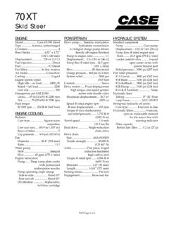 case 70xt skid steer parking brake|Print 70XT spec sheet .